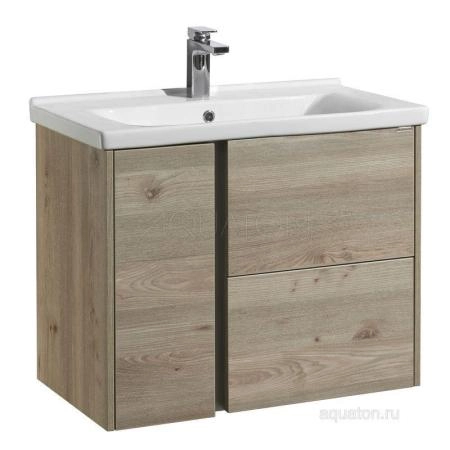 Тумба под раковину Aquaton Стоун 1A228201SX850 80 с ящиком,сосна арлингтон
