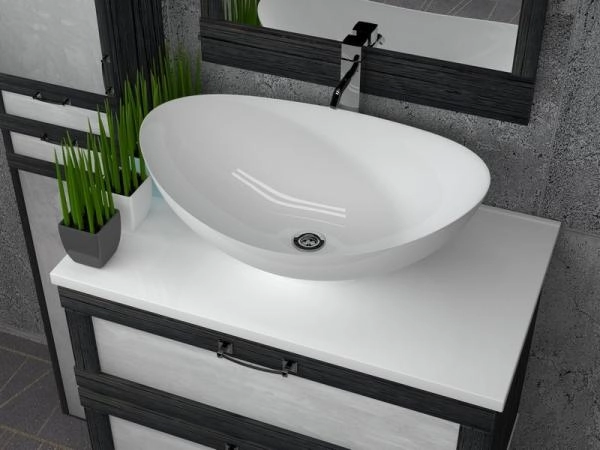 Раковина накладная Stella Polar Орион, белая SP-00000898