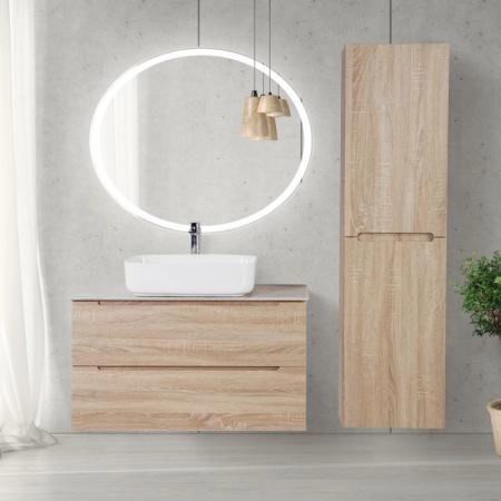 Зеркало Belbagno SPC-VST-600-800-LED-BTN Led подсветка вкл/выкл 600x30x800