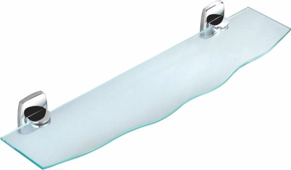Стеклянная полка для ванной WONZON & WOGHAND PORTO, Хром (WW-1701)