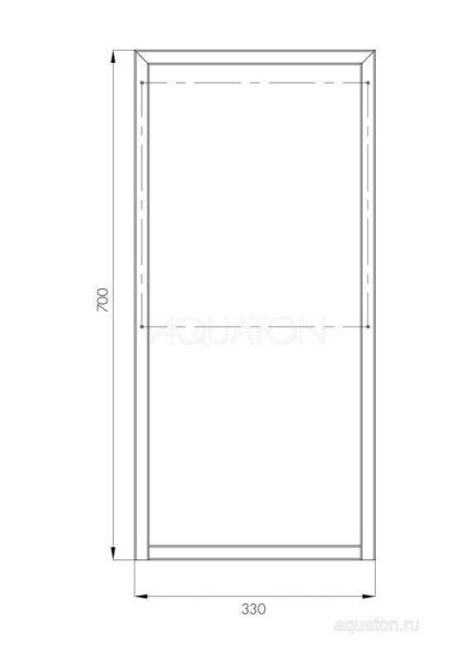 Ножки AQUATON опора высокая 1шт. Лофт Урбан 1A255303LQX70