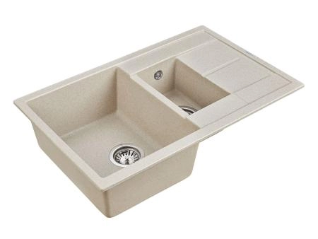 Мойка для кухни Paulmark FESTE, PM237850-BE, бежевый, 775х495 мм