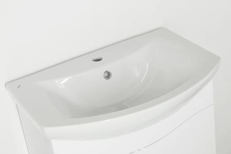 Тумба под раковину Style Line Elfante Амелия 65 напольная с дверками, белая