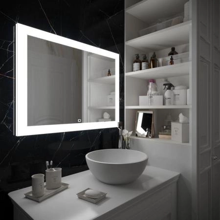 Зеркало Континент Relax LED 1200х800 c подсветкой ЗЛП472