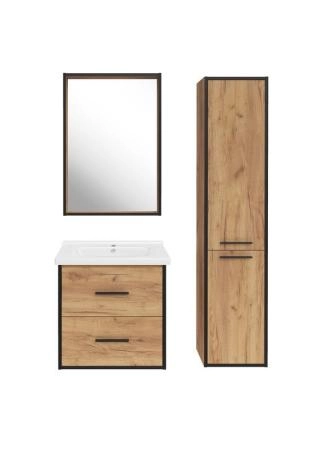 Тумба ASB-Mebel Монца 60 Дуб золотой подвесная под умывальник Миранда 60