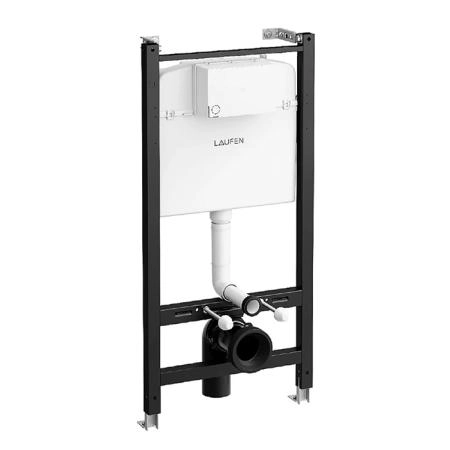 LAUFEN Pro Унитаз подвесной, безободк смыв Rimless, с инсталляцион системой, сиденье с микрол тонкое, панель смыва хром глян (АКЦИЯ с нашего склада)