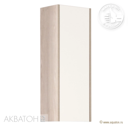Шкафчик Акватон Йорк 30 1A171403YOAV0 белый/ясень фабрик