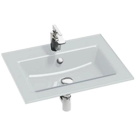 Раковина Jacob Delafon VOX EB2105-DD1 60 см подвесная стеклянная белая