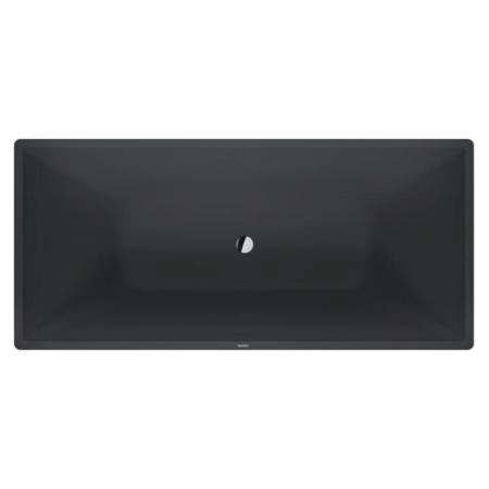 Duravit Vitrium Ванна отдельностоящая 185x85см., с ножками, с2 наклонами для спины, прямоугольная, цвет: темно-серый матовый
