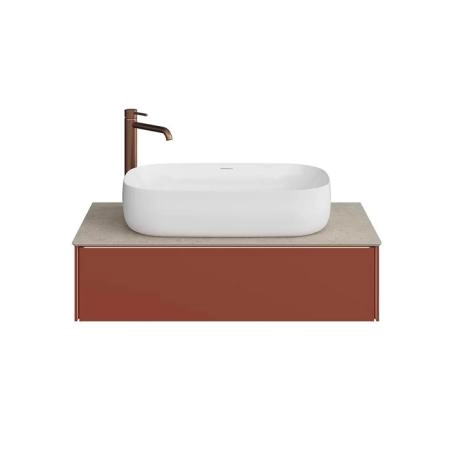 Тумба Kerama Marazzi MAGICA МАДЖИКА MA.90.1\VR.M подвесная 90, 1 ящик, венецианский красный матовый