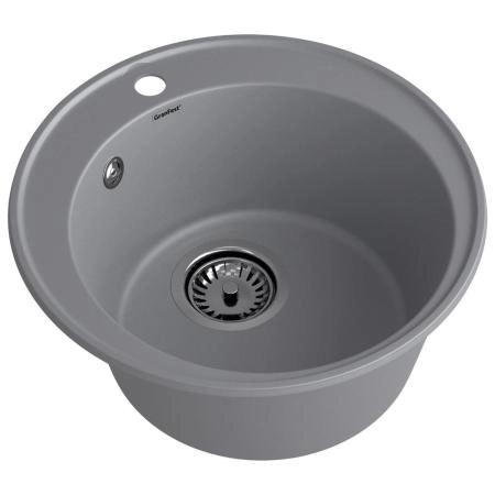 Кухонная мойка GranFest QUARZ 8, темно-серый