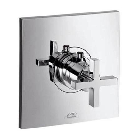 Axor Citterio, Термостат Highflow,с крестовой рукояткой, СМ, внешняя часть, цвет: хром