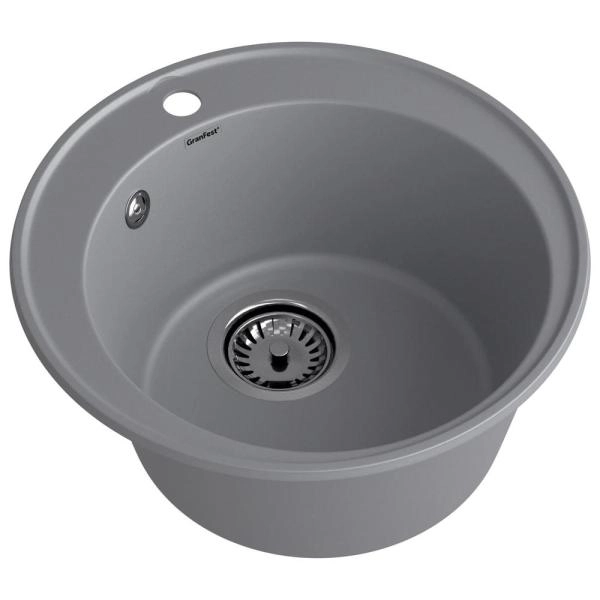 Кухонная мойка GranFest QUARZ 8, темно-серый
