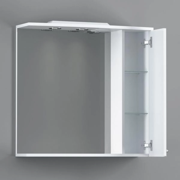 Зеркальный шкаф RedBlu by Damixa Palace One M41MPR0751WG белый глянцевый