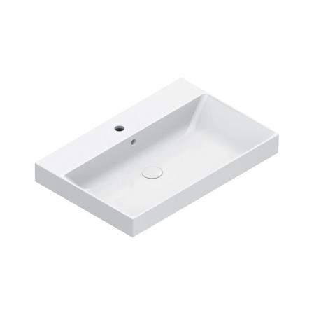 Catalano Zero Раковина 75x50см, с 1 отв., цвет: белый глянцевый