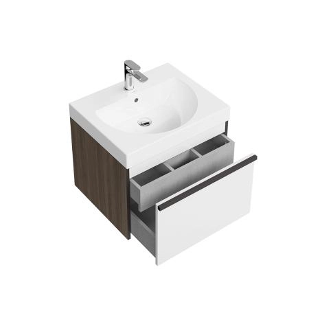 Тумба Kerama Marazzi MODULA МОДУЛА MOD.60.1+1\AR подвесная 60 с ящиком 1+1, арабика
