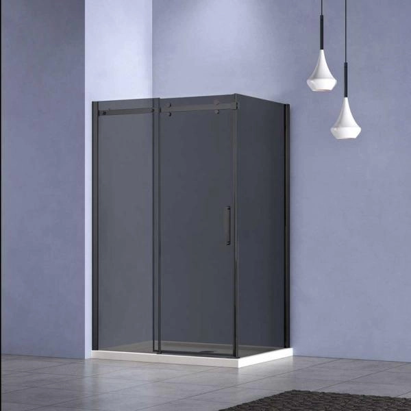 Душевой уголок Vincea Como-N VSR-4CN1012CGB, 1200*1000, черный, стекло тонированное