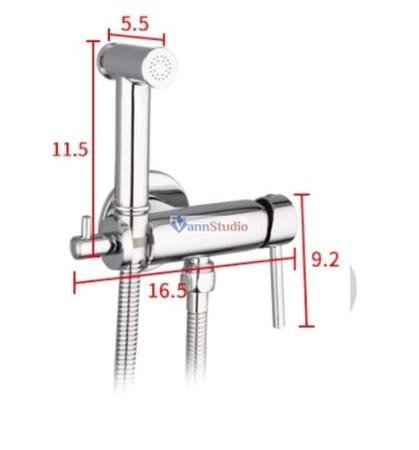 Гигиенический душ Frap F7507 хром
