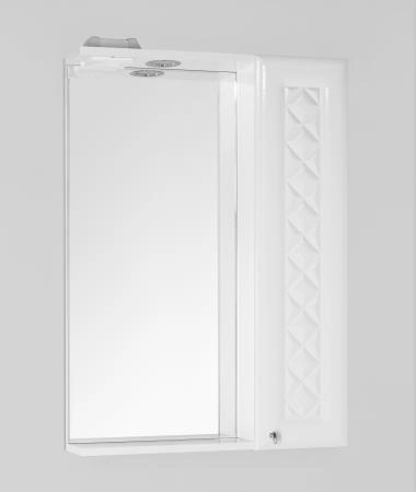 Зеркальный шкаф Style Line Elfante Канна 60/С Люкс с подсветкой, белый
