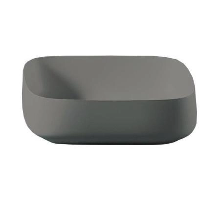 Artceram Cognac Раковина накладная Quadro 55x35 см, Saniglaze, цвет: grigio oliva