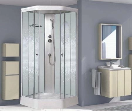 Душевая кабина Niagara Ultra NG-2306-01 (900х900х2200) низкий поддон(16см) стекло МОЗАИКА