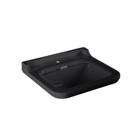 Kerasan Waldorf Раковина 60х55 см, 1 отв., керамическая, цвет: черный/золото