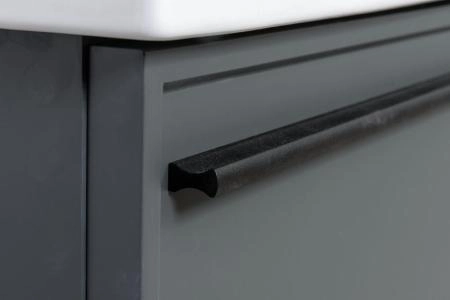 Тумба под раковину LA FENICE Elba Grigio TWIN серый 100 FNC-01-ELB-G-100-2 серый матовый зелёный матовый