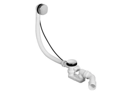 Снято Duravit слив-перелив для ванны, цвет хром