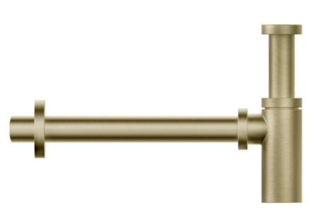 Gessi сифон округлый, цвет Brushed Brass PVD