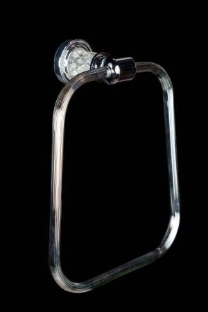 Держатель для полотенца Boheme (кругл.) MURANO CRYSTAL_Комплект 10905-CRST-CH