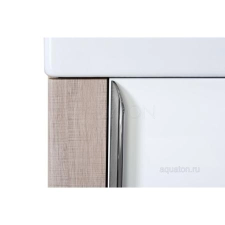 Тумба под раковину Aquaton Вита 1A221401VTD70 белого цвета, цвета ясень шимо