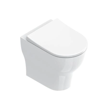 Catalano Sfera Унитаз напольный 52х35, безободковый, смыв Tornado, покрытие Cataglaze+, цвет: белый глянцевый
