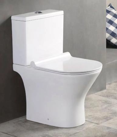 Унитаз напольный Azario Verde 615х360х745 с сиденьем микролифт ( AZ-2224)