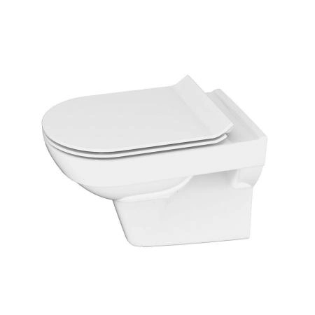 Унитаз Cersanit S-MZ-CITY-COn-S-DL-w CITY NEW CLEAN ON белый подвесной безободковый , сидение дюропласт тонкое микролифт