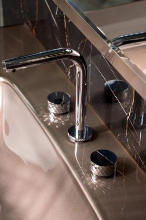 Смеситель на столешницу Boheme STICK DIAMOND на 3 отв. CHROME 152-CR.1