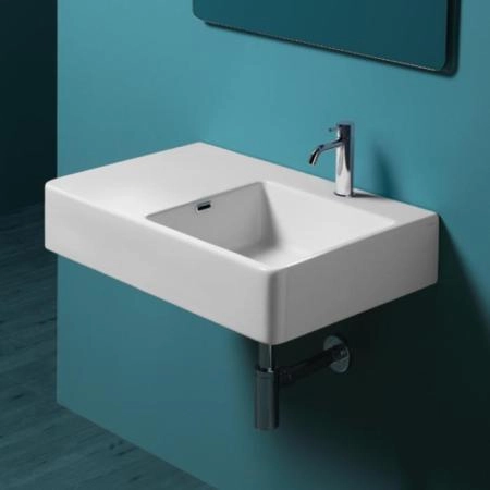SIMAS Top e lavabi d'arredo раковина накладная/подвесная 75х45 см с 1  отв. под смеситель правая ,цвет белый
