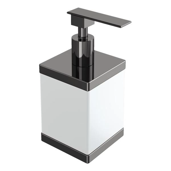 Диспенсер Boheme настольный Qubic Shine Gun Metal 10969-SGM