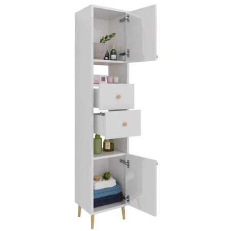 Шкаф-колонна DREJA LUNO 99.2004 35 см, белый