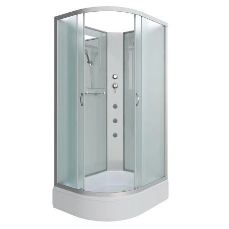 Душевая кабина Niagara NG-33084-14RBKG 1000х800х2000 средний поддон  26см стекло матовое