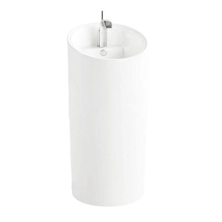 Раковина CeramaLux P7030L 48x48х98 см напольная