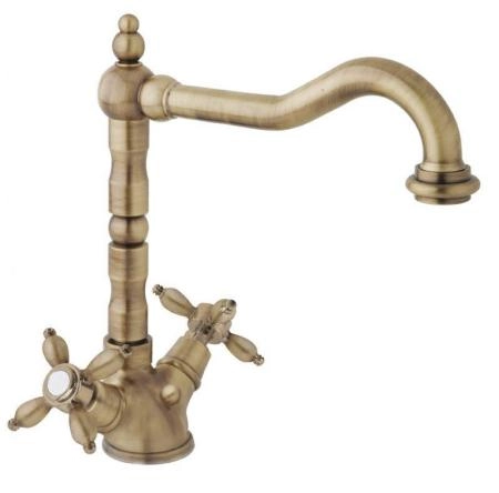 Смеситель CEZARES NOSTALGIA-LS2-02 для раковины,бронза с донным клапаном