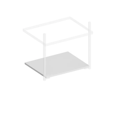 Полка Kerama Marazzi PRO ПРО PRO.sh.55\WHT.M 55 см, белая матовая 