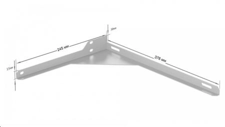 Кронштейн к умывальнику над стиральной машиной "Универсальный" боковой правый (для ум. Юпитер) 900122