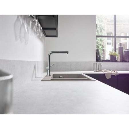 Hansgrohe 72808000 Talis M54 Смеситель для кухни 270 мм, выдвижной Г излив, хром