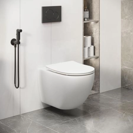 Унитаз Grossman GR-4411MS Color (550*365*395) БЕЛЫЙ МАТОВЫЙ подвесной Безободковый