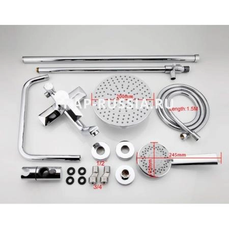 Душевая система Frap F2418 для ванны хром