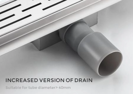 Душевой трап Gappo G87007-1 из нержавеющей стали 70 см