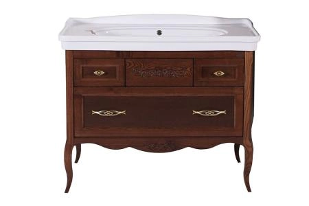 Тумба под раковину ASB-Woodline Модерн 105 Антикварный Орех