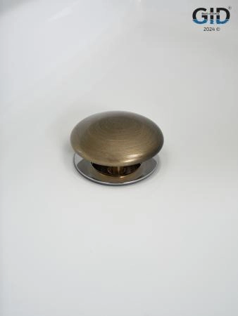 Донный клапан Gid без перелива Bzk100 74404K бронза 7x7x10