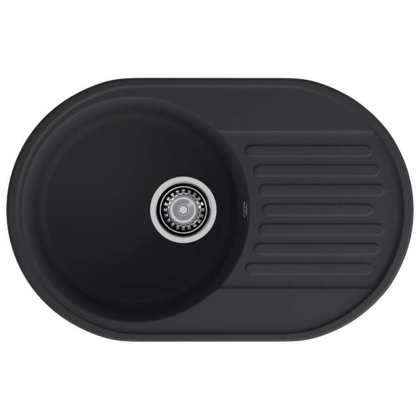 Кухонная мойка GranFest QUARZ 18, черный